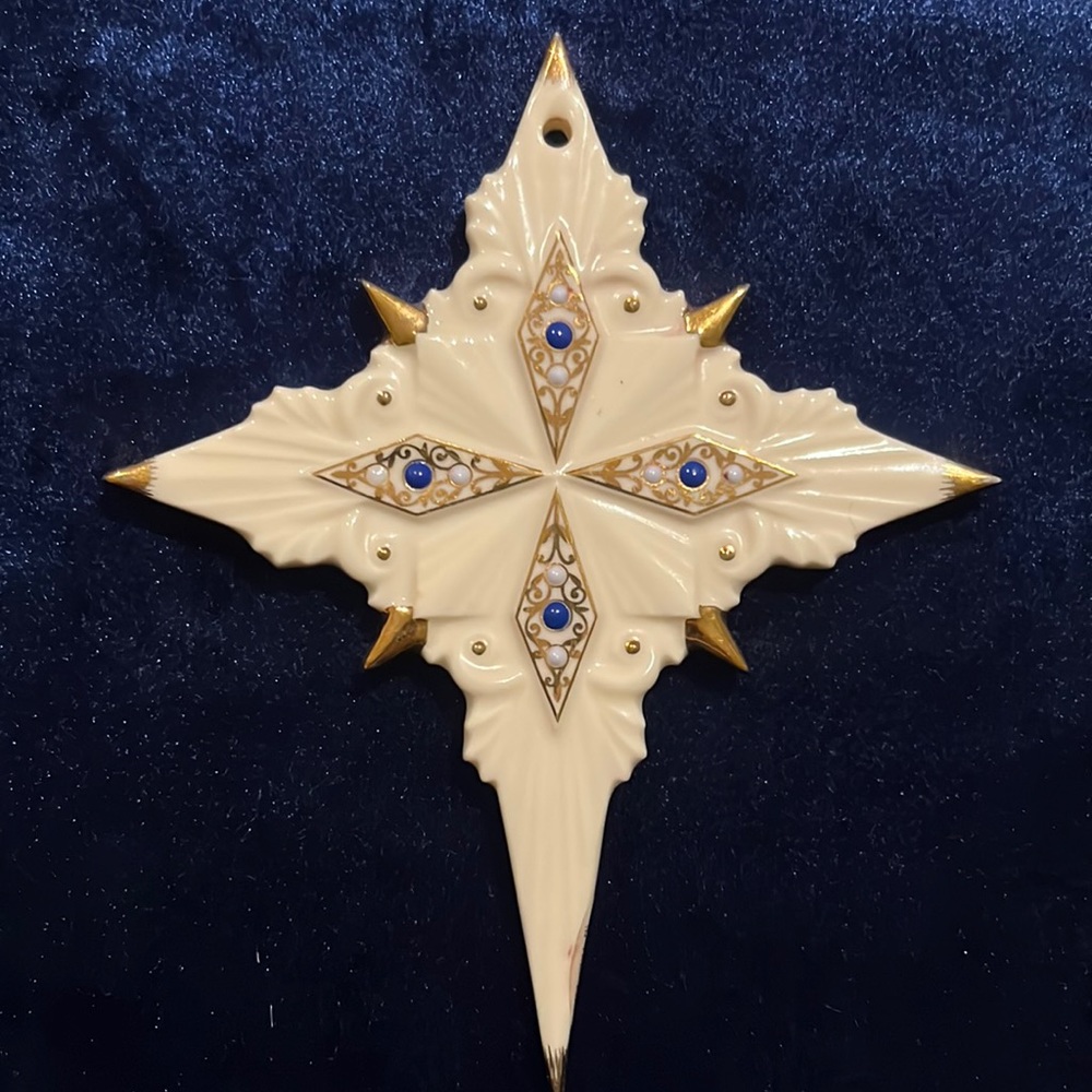 Lenox China Jewels Nativity Star of Bethlehem Ornament - Picture 1 of 11